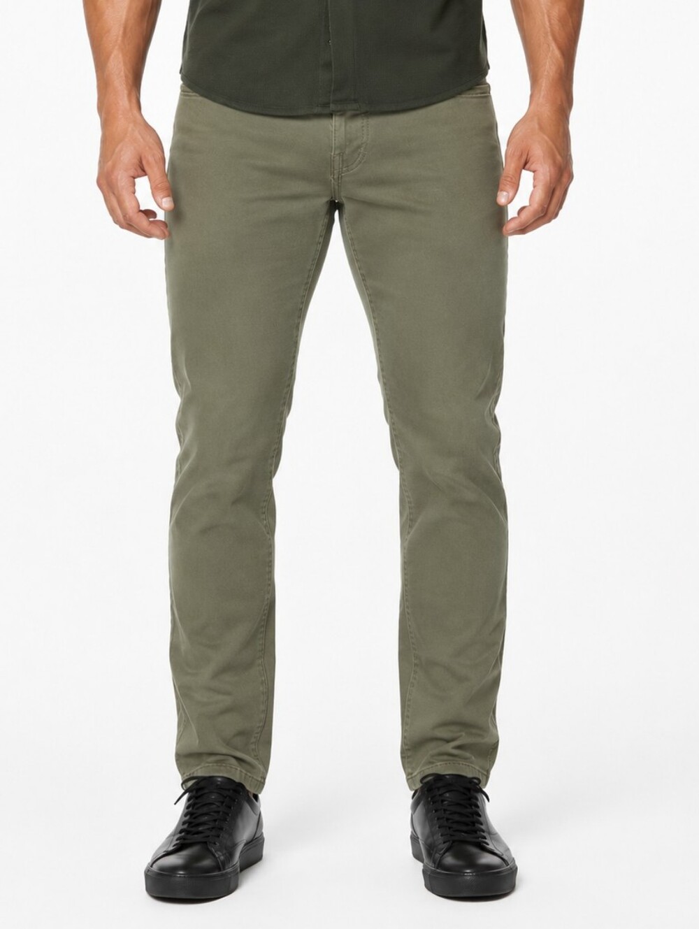 NWOT AG Adriano Goldschmied Men's Olive Green Jeans Matchbox Slim Straight 32x33